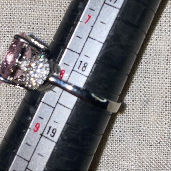💕 Gorgeous Pink Kunzite Handcrafted 925 Silver vintage-look ring - Picture 9 of 13